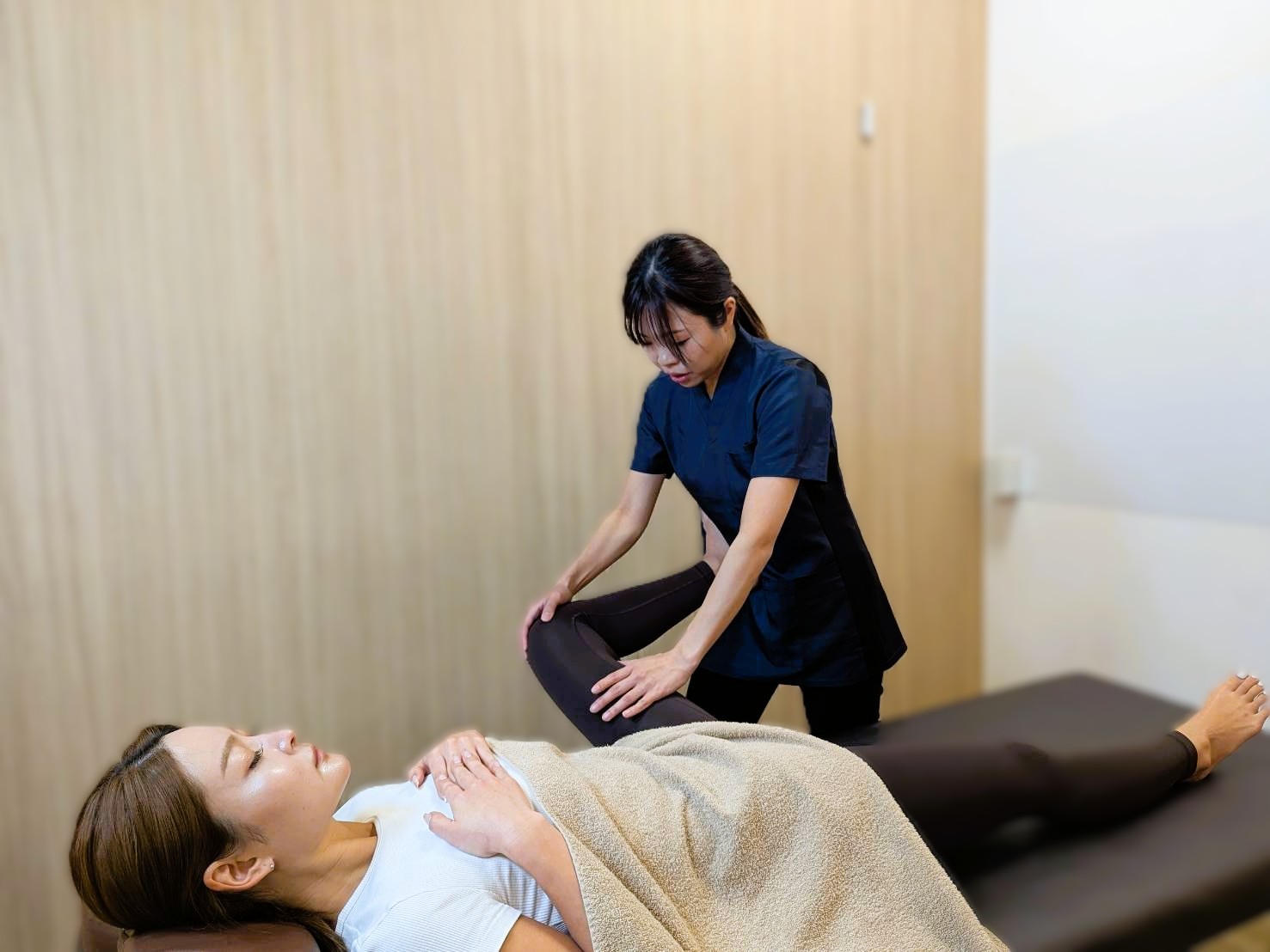 施術の様子