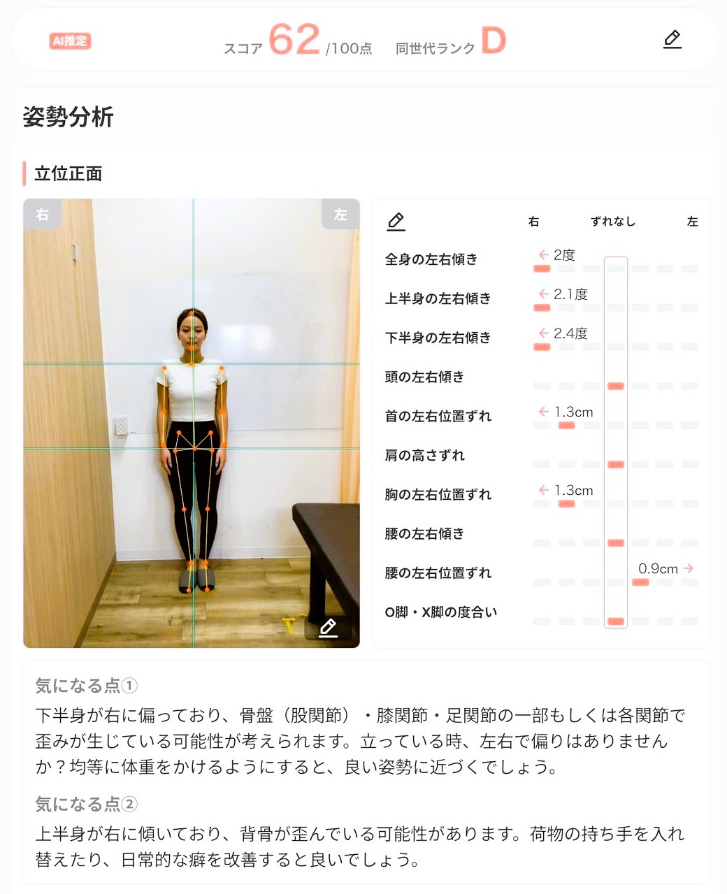 姿勢分析