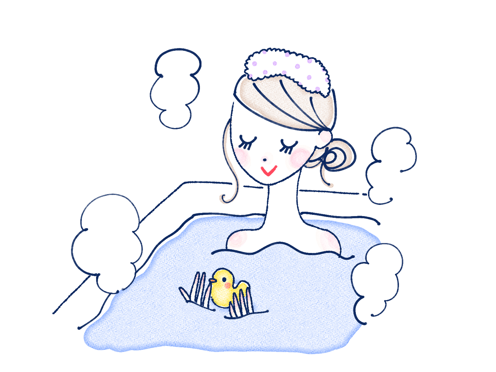 入浴のイラスト